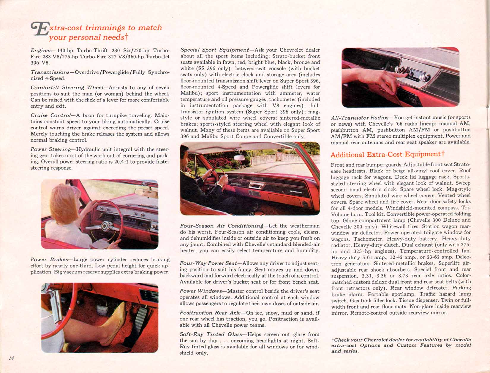1966 Chev Chevelle Brochure Page 4